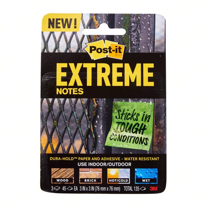 3M Post-It Extreme Notes - 3 Pads