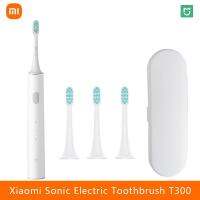 Xiaomi Mi Jia T300แปรงสีฟันไฟฟ้าอัจฉริยะเครื่องสั่นเสียงแปรงหวีผมอัลตร้าโซนิคไวท์เทนนิ่งเครื่องน้ำยาทำความสะอาดเพื่อสุขอนามัยช่องปากไร้สาย