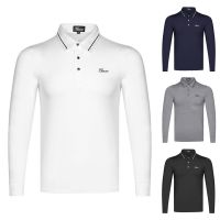 Golf clothing mens long-sleeved jersey quick-drying breathable polo shirt outdoor sports leisure loose tide top Master Bunny Le Coq PEARLY GATES  Scotty Cameron1 G4 Castelbajac Mizuno DESCENNTE☾۩