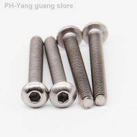 5-10pcs Ti GR2 ISO7380 M3 Pure Titanium Hex Hexagon Socket Button Head Screws M3X4mm to 50mm