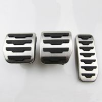 MT Car Brake Fuel Gas Accelerator Foot Pedal Cover For Land Rover Evoque 2010 2011 2012 2013 2014 2015 Car Pedal Accessories