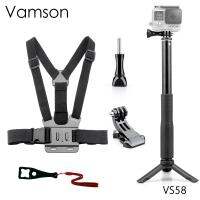 for Gopro hero 7 6 5 4 3 Monopod Tripod Chest Strap Belt J-Hook Buckle Wrench For SJCAM for SJ4000 for Xiaomi for Yi VS58