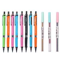 【 Lele Pencil】ไส้ดินสอวาดรูปสีแบบกดสี1ขวดการศึกษาตะกั่วโรงเรียนเครื่องเขียนสำนักงานตะกั่วพิษ (ดินสอเติมสีดำ