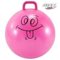 ลูกบอลออกกำลังกายแบบมีหูจับ สำหรับเด็ก ลูกบอลเด้กเล่น ขนาด 60 cm  Kids Gym Space Hopper