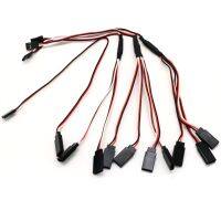 5pcs/lot 30cm 1 to 1/1to 2 / 1 to 3 /1 to 4 RC Servo Extension Wire Cable for Futaba JR Male to Female RC Model