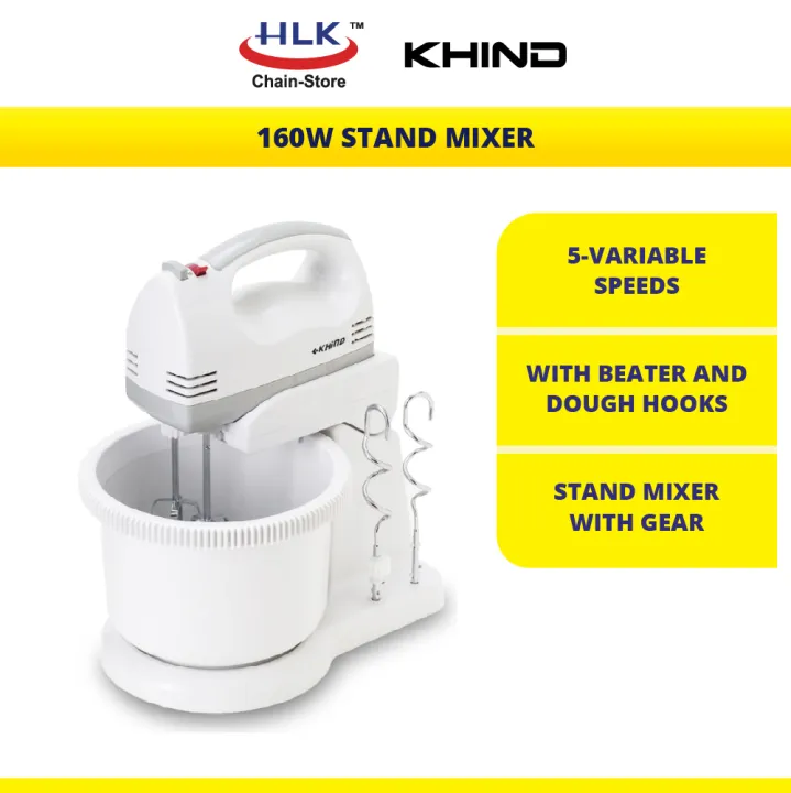 KHIND 160W Stand Mixer SM220 Lazada