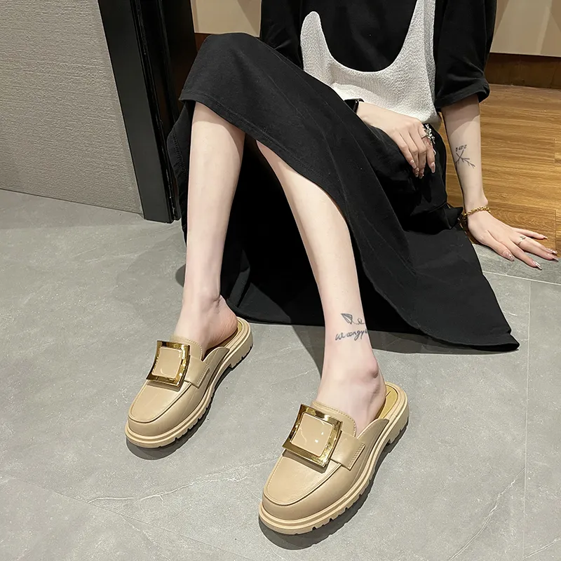 JS Elegant Lady Slip On Jelly Shoe Slides Slipper Kasut Perempuan