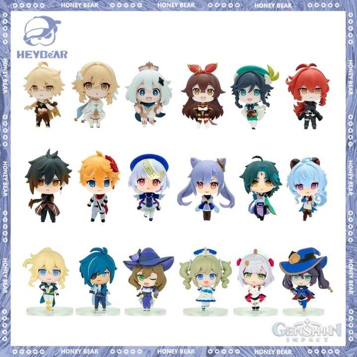 Original Genshin Impact Bushiroad Vol 1/2/3 Anime Figures Mini Gashapon ...