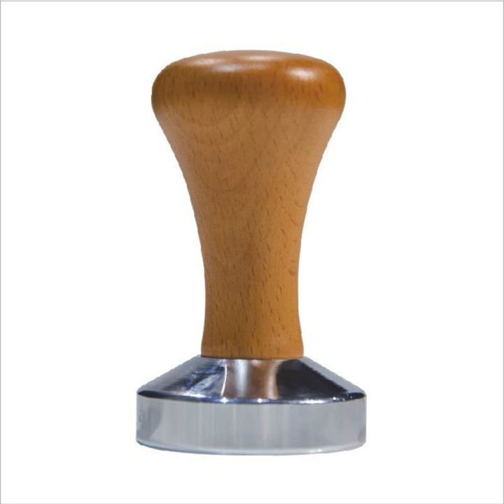 202149mm51mm53mm58mm-wooden-handle-coffee-tamper-espresso-powder-hammer-stainless-steel-calibrated-tamper-barista-accessories