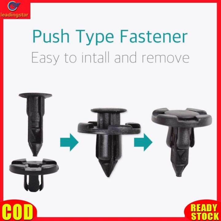 leadingstar-rc-authentic-30-pcs-8mm-car-plastic-rivets-fastener-bumper-fender-push-clips-for-nissan