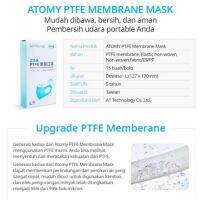 ส่งด่วน อะโทมี่ พีทีเอฟอี เมมเบรน มาส์ก  Atomy PTFE Membrane Mask ของแท้100% ป้องกันฝุ่นละออง 5 ชั้น 15ชิ้น/กล่อง