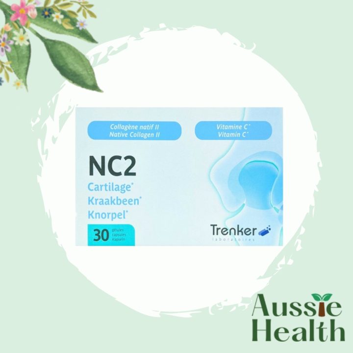 NC2 capsules contains Native type II undenatured collagen and vitamin