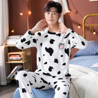 Long Sleeve &amp;Long Pant Warm Flannel Pajamas Sets Couple Sleepwear Family Pijama Lover Night Suit Men &amp; Women Casual Men Pyjamas