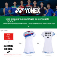 ใหม่ Yonex เสื้อกีฬาเสื้อผ้าแห้งเร็วชุดกีฬาเสื้อยืดแบดมินตันสำหรับผู้ชายผู้หญิง Original 210441