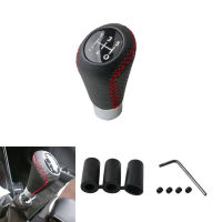 Gear Knob Shift Heads 5 Speed Leather Car Stick Shifter Knobs Universal for Most Manual Vehicles
