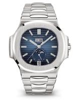 นาฬิกาข้อมือ Patek Philippe Nautilus 5726/1a-014 Annual Calendar Moon Phase 40.5 mm. (Top Swiss) (สินค้าพร้อมกล่อง+การ์ด) (ขอดูรูปเพิ่มเติมได้ที่ช่องแชทค่ะ)