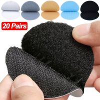 20 Pairs Bed Sheet Fixing Sticker Self-Adhesive Nylon Fastener Hook Loop Strips Sofa Cushion Carpet Anti Slip Mat Nylon Tape