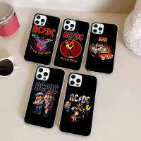 SP-48 ACDC Silicon  เคสโทรศัพท์ หรับ Samsung Galaxy Note S20 A20 A70S Ultra A30 A30S S21 A70 A50 S10E A20S A50S FE 20 S10 Lite Plus