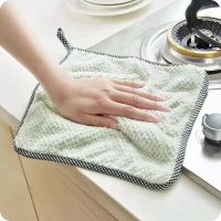 Upgraded Nonstick Oil Wiping Rags Kitchen Efficient Super Absorbent Microfiber Cleaning Cloth Home Washing Dish Kitchen Cleaning Towel