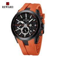 ZZOOI REWARD VIP New Fashion Watch for Men Leather Strap Waterproof Luminous Chronograph Sport Wristwatch