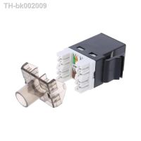 ♈✤ 2Pcs UTP CAT6 Network Module RJ45 Connector Cable Adapter Keystone Jack