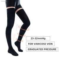 ☏ Medical Compression Stockings 20-30mmHg Graduated Pressure Thigh High Elastic Nursing Socks for Varicose Veins Edema Swelling