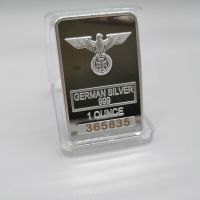 German coin collection1oz 999 fine Silver Bar with Eagle coin GERMAN WW2 IRON CROSS OF SILVER BAR With Different Serial Number