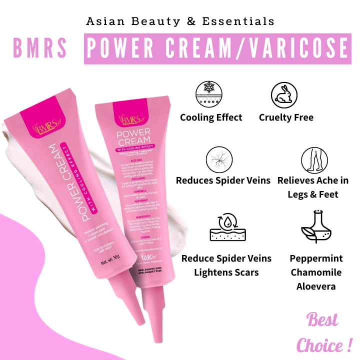 Original BMRS Power Cream Natural Varicose Veins Remover Effective