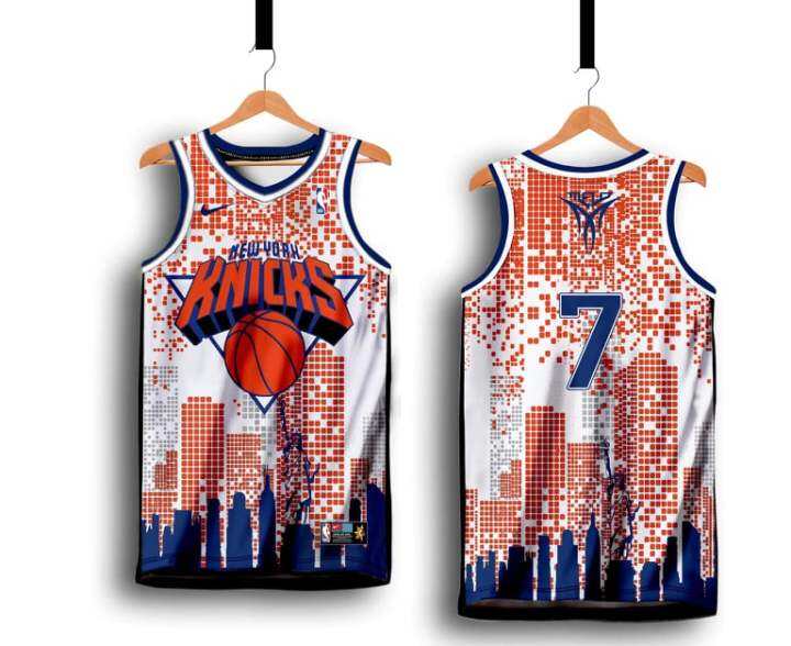 Sublimated Basketball Jersey Knicks style