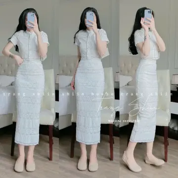 Chân váy Midi dài Lưng cao Màu trơn Ulzzang Hàn Quốc Chân váy Cạp cao Xinh  thời trang  Shopee Việt Nam