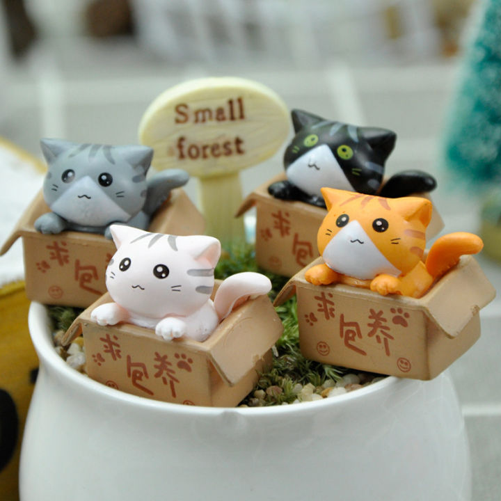 Mini Cute Please Adopt Me Cat Figures Collectible Lovers Birthday Gift ...