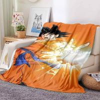 Dragon Ball Super Saiyan Anime Character Blanket Sofa Office Nap Air Conditioning Soft Keep Warm Customizable