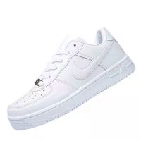 รองเท้าผ้าใบ ผู้หญิง Air Force_shoesรองเท้าผ้าใบสีขาวล้วน รองเท้าเปลี่ยนสีตามความร้อน36-41