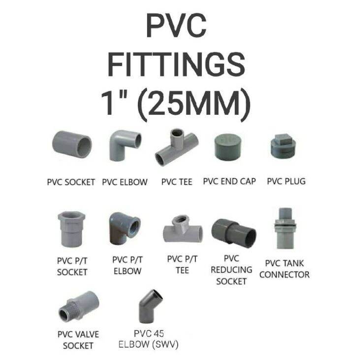 25mm (1) PVC FITTING Lazada