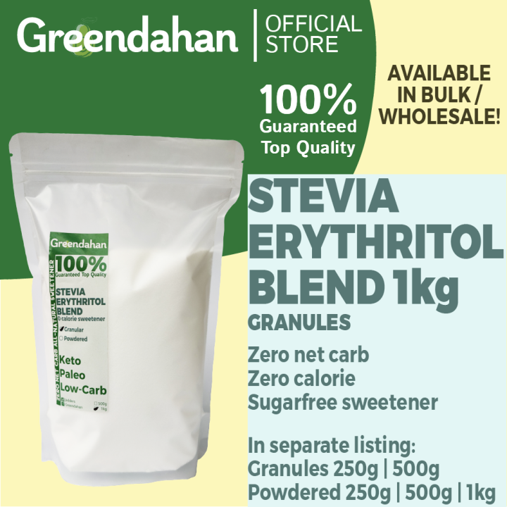 Greendahan Stevia Blend (with Erythritol) Granules 2x sugar Sweetness 1