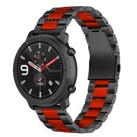 สายรัดข้อมือโลหะอะไหล่สแตนเลสสายนาฬิกาข้อมือสำหรับ AMAZFIT GTR 47MM /Amazfit Stratos 2 2S Pace สายรัดนาฬิกาข้อมืออัจฉริยะ