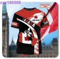 Canada – Personalized Name 3D Tshirt 01