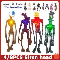 COD 18-21CM Big Siren Head ไซเรน มีไฟ เฮด หัวลำโพง 4/8 แบบ ของเล่นเด็ก ของเล่นรูปแอ็คชั่น