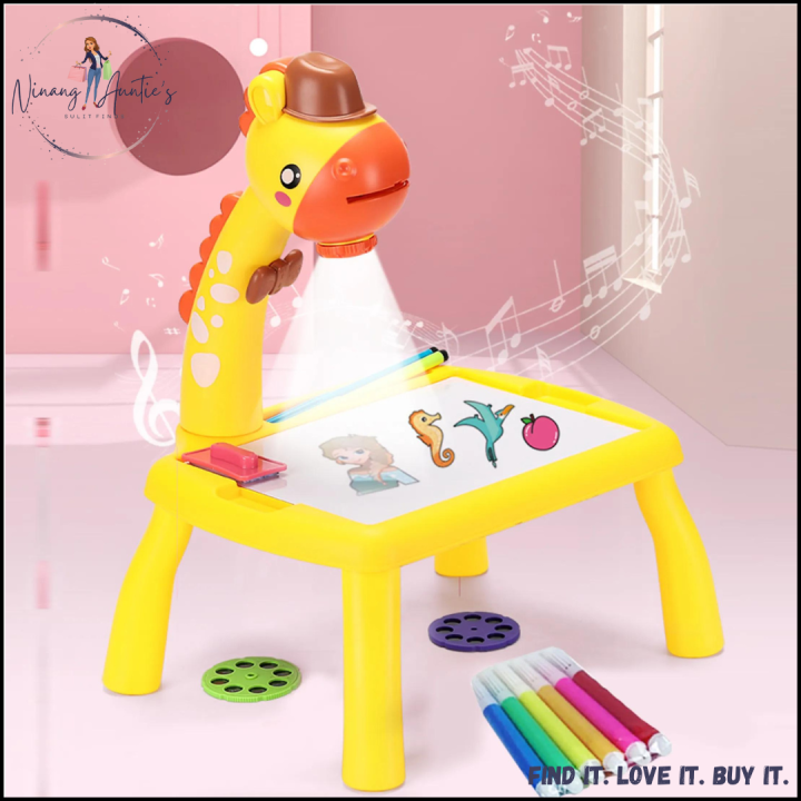 Ninang Auntie’s Children Led Projector Art Drawing Table Toys Kids ...