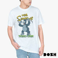 DOSH UNISEX T-SHIRTS THE SIMPSONS เสื้อยืดคอกลม แขนสั้น ผู้ชาย-ผู้หญิง FSIMT5097-OW