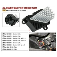 Heater Blower Motor Resistor for E46 E39 X5 X3 1997