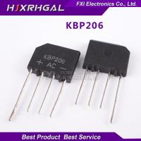 10pcs KBP206 KBP206G ซิปวงจรเรียงกระแส 2A 600V ใหม่