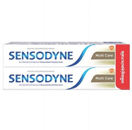 Sensodyne ยาสีฟันแพ็คคู่ Multicare ขนาด 160 G แพ็คคู่ 2 หลอด [Y2843]
