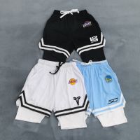 NBA American Training Shorts Summer Thin Style Ice Silk Basketball Pants Male Students Outer Wear Sports Fake Two-Point