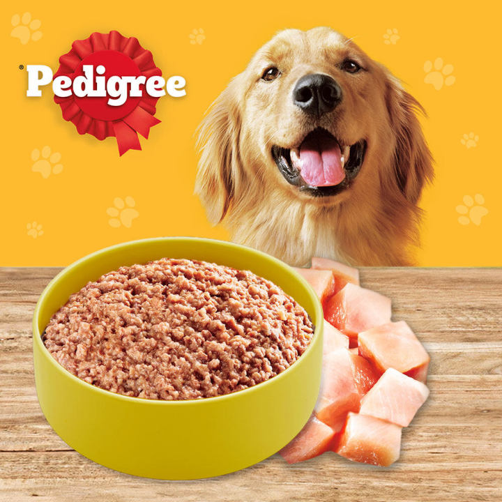 ส่งฟรี-ขายดี-pedigree-เพดดิกรี-อาหารสุนัข-แบบกระป๋อง-อาหารเปียกสุนัข-แพ็ก-24-400-ก