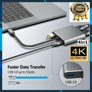typec để hdmiVGA 4 trong 1 cáp USB 3.0 để HDMI 2 trong 1 HD Video