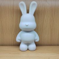 【CC】✜  Graffiti Fluid Rabbits Piggy Bank Ornament Desktop Decoration Painting Sculpture Crafts