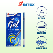 Bút gel Bitex mực xanh, đỏ, đen G04 1 cây