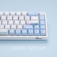 DIY Ocean Wave Keycaps PBT ห้าด้านระเหิดความสูงเดิมคีย์บอร์ด Keycap Cherry MX Switch สำหรับ Anne Pro 2