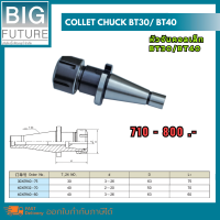 Collet chuck หัวจับคอลเล็ท NT30/NT40 งานกลึง งานมิลลิ่ง เครื่องมือช่าง Bigfuture